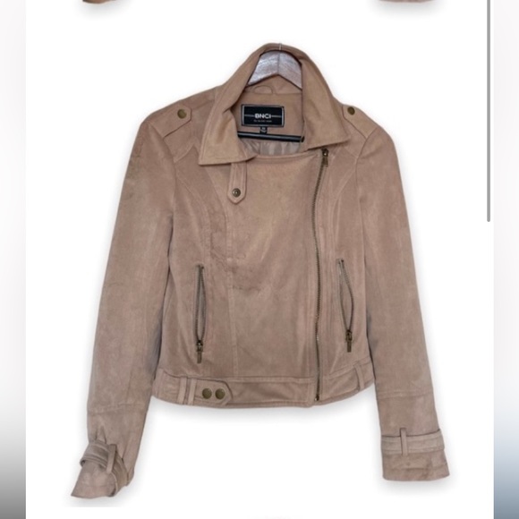 Blanc Noir Suede Zip-up Jacket XS - Picture 2 of 7